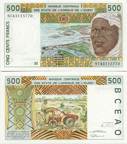 Banknoten Niger