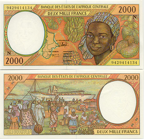 Banknoten Äquatorialguinea