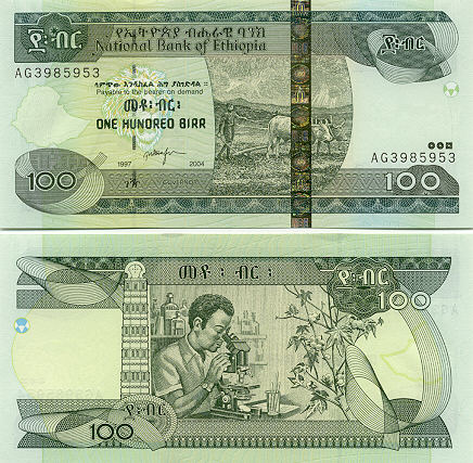 Banknoten Äthiopien