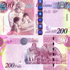 Banknoten Botswana