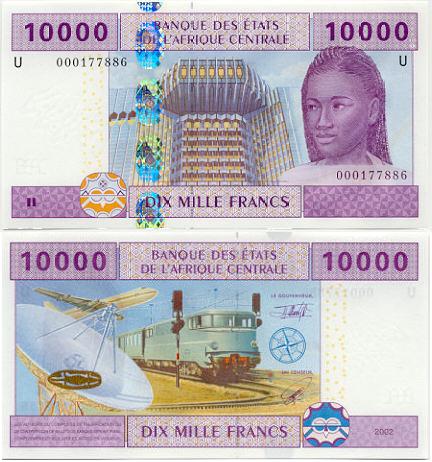 Banknoten Kamerun