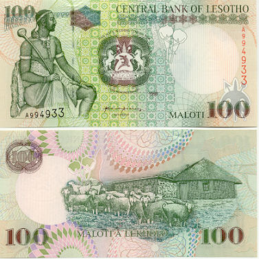 Banknoten Lesotho