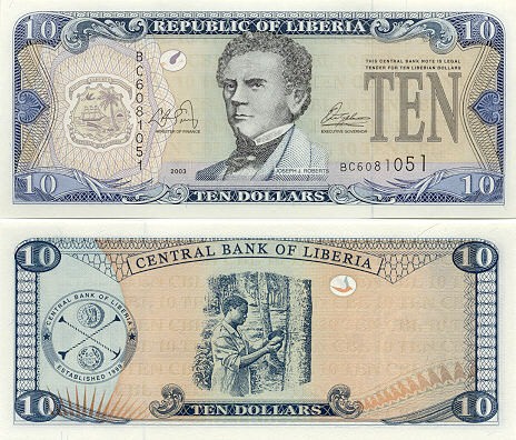 Banknoten Liberia