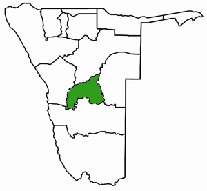 Kohmas Namibia Karte