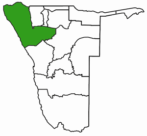 Kunene Namibia Karte