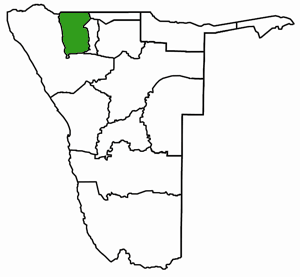 Omusati Namibia Karte