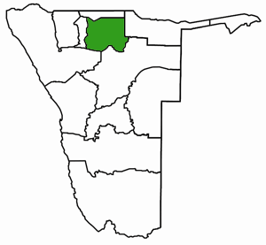 Oshikoto Namibia Karte