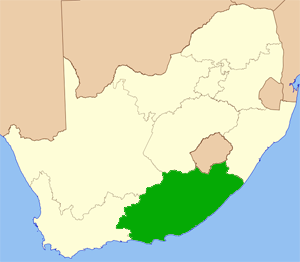 Ostkap Südafrika Karte